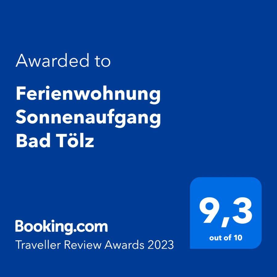 Ferienwohnung Sonnenaufgang Bad Toelz Buitenkant foto