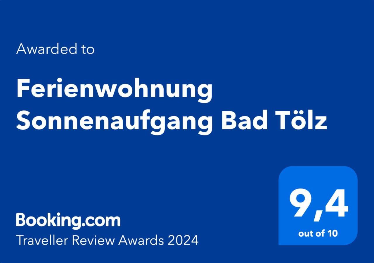 Ferienwohnung Sonnenaufgang Bad Toelz Buitenkant foto